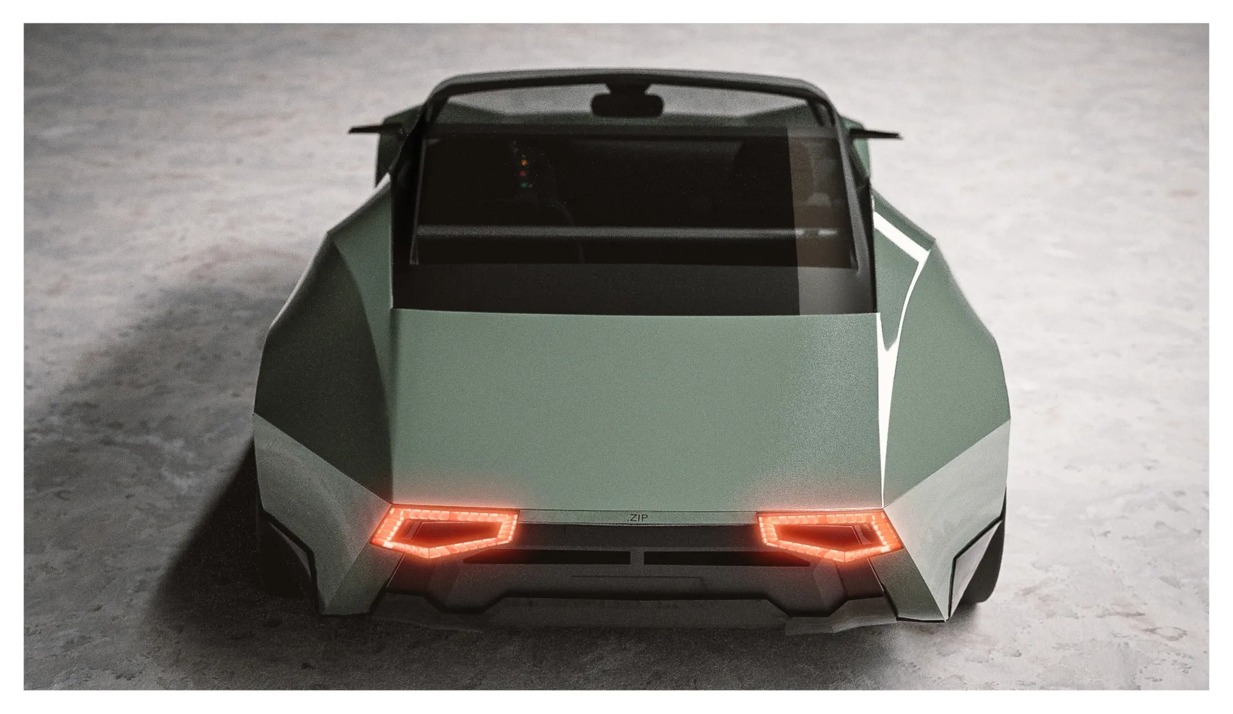 Final render — rear