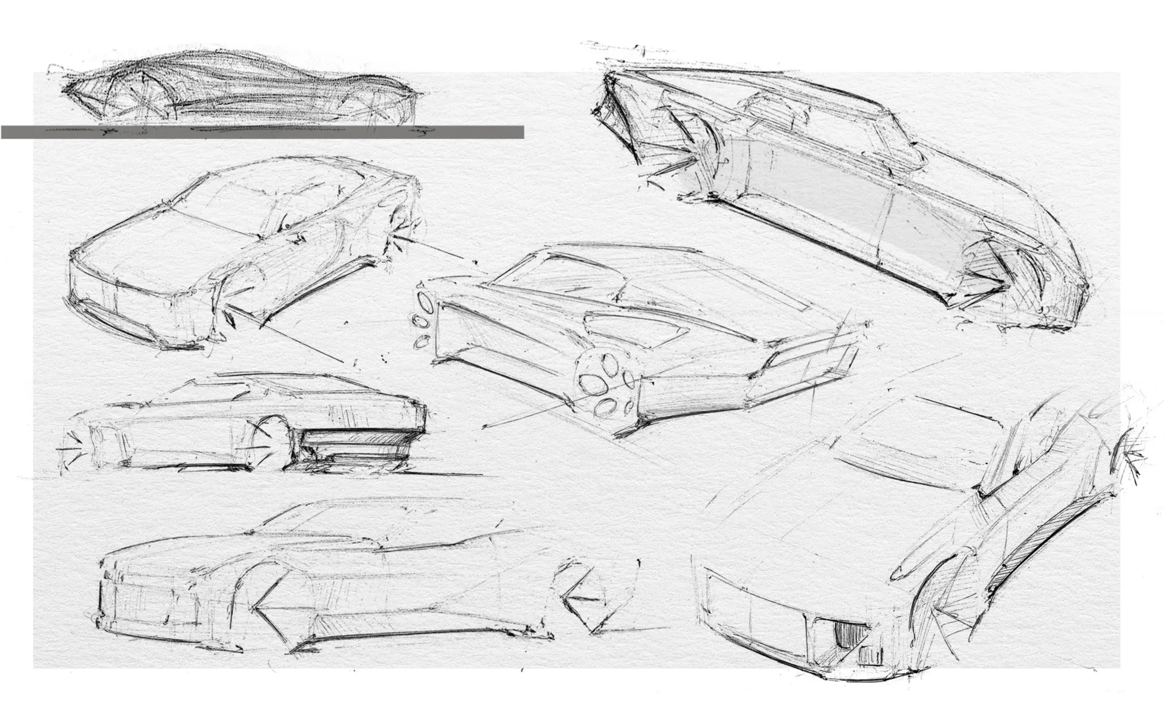 Car sketches