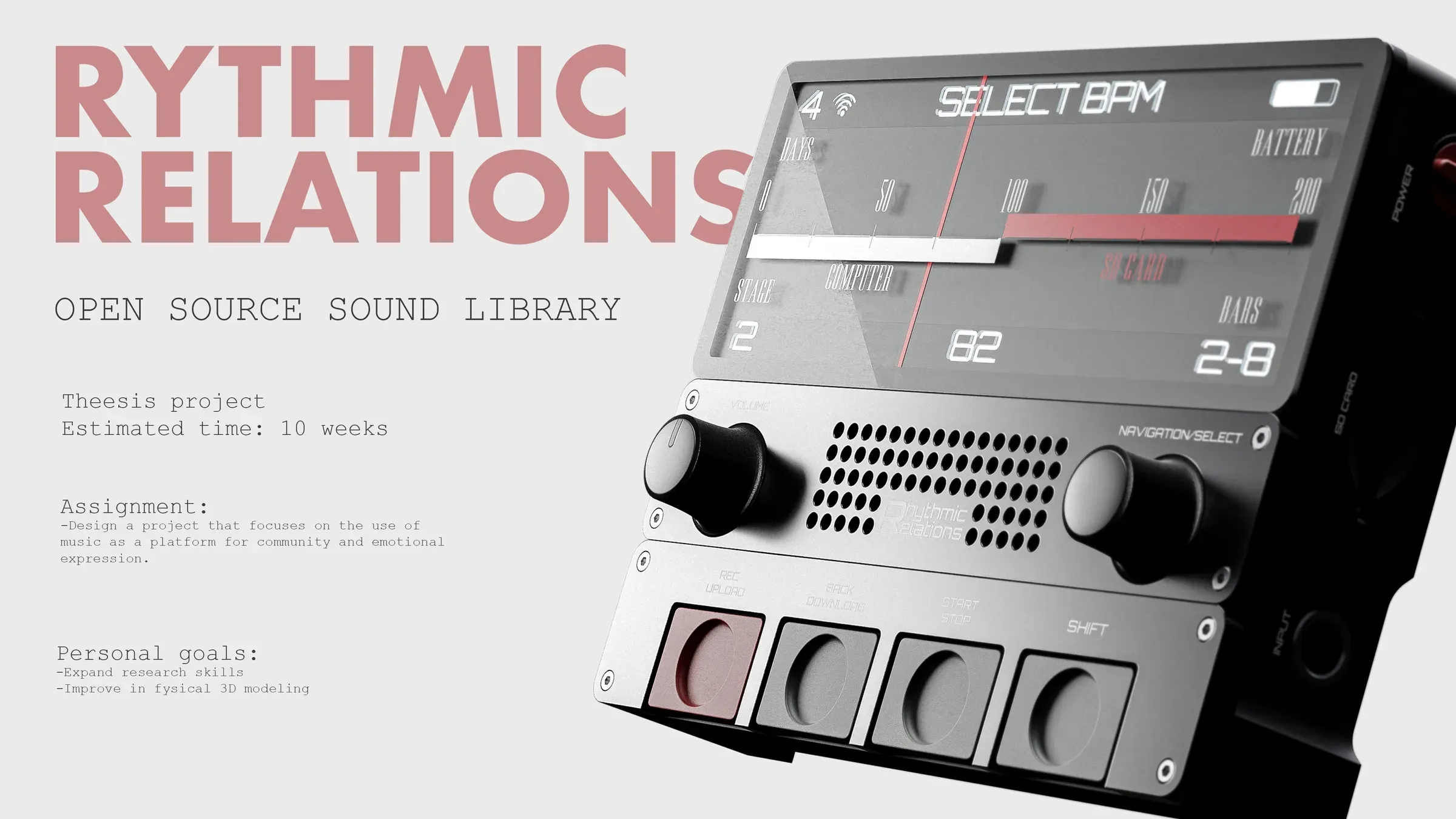 Rythmic Relations — open source sound library
