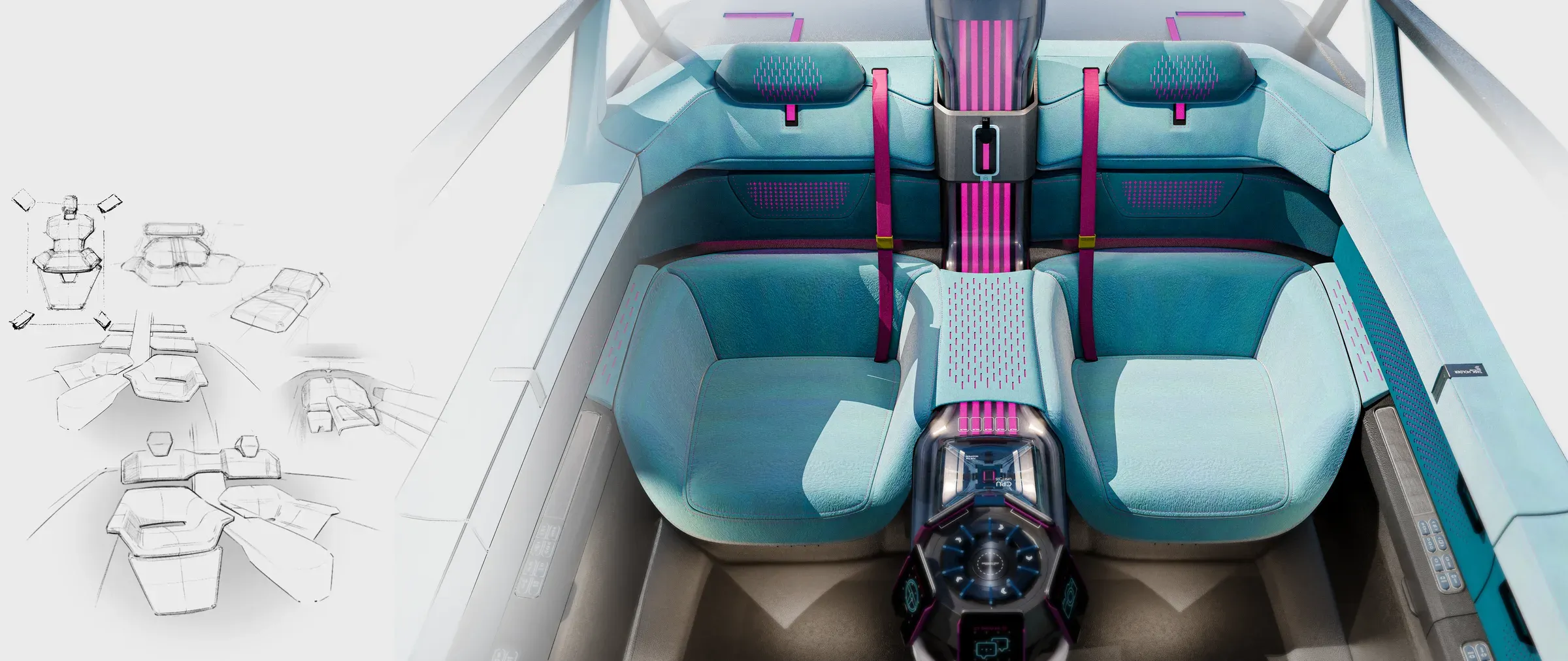 The lounge-like seating