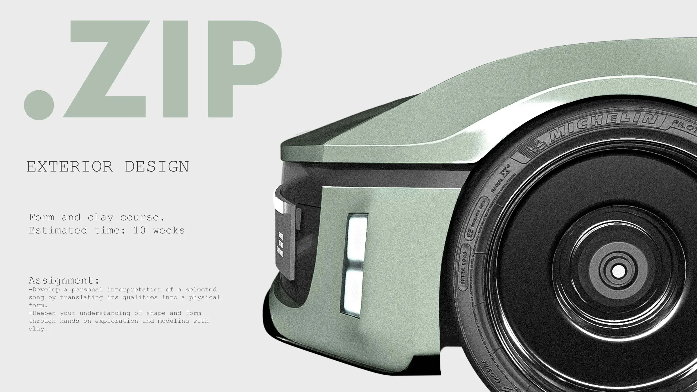 .ZIP — exterior design shaped by a song